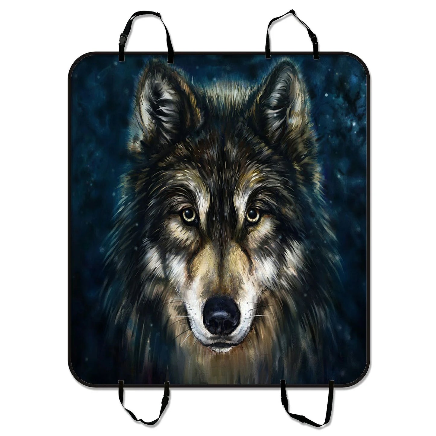 Brave Wolf Seat Mat Mat inches Cover Car Cargo Pet For Hammock Car Mat and Black Dog Cars Trucks 54x60 Trunk Seat SUV GCKG