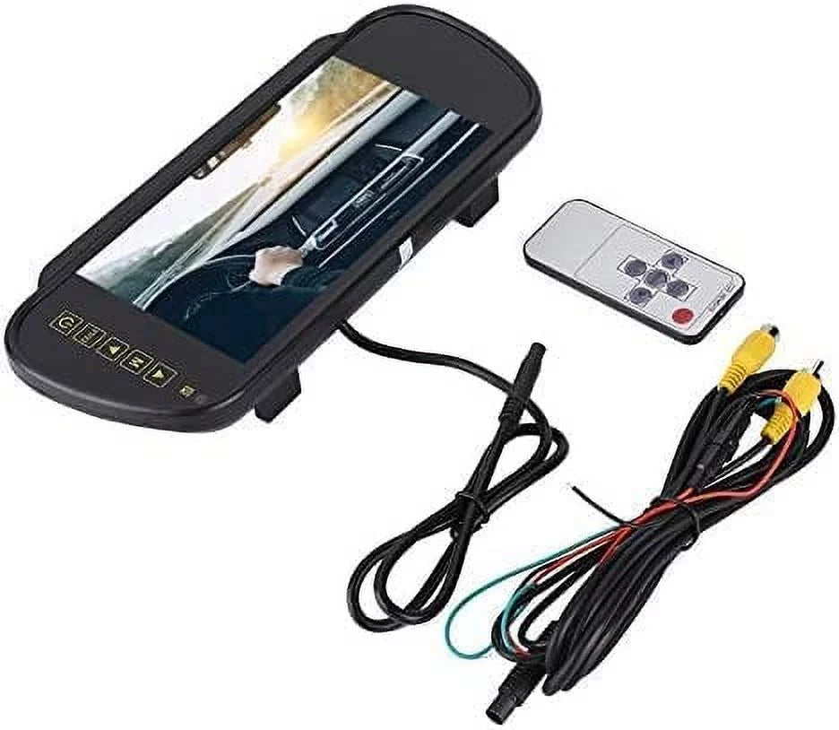 Vehicle 7 Monitor Mirror for Bileeko Inch View Car LCD Screen Parking Rear