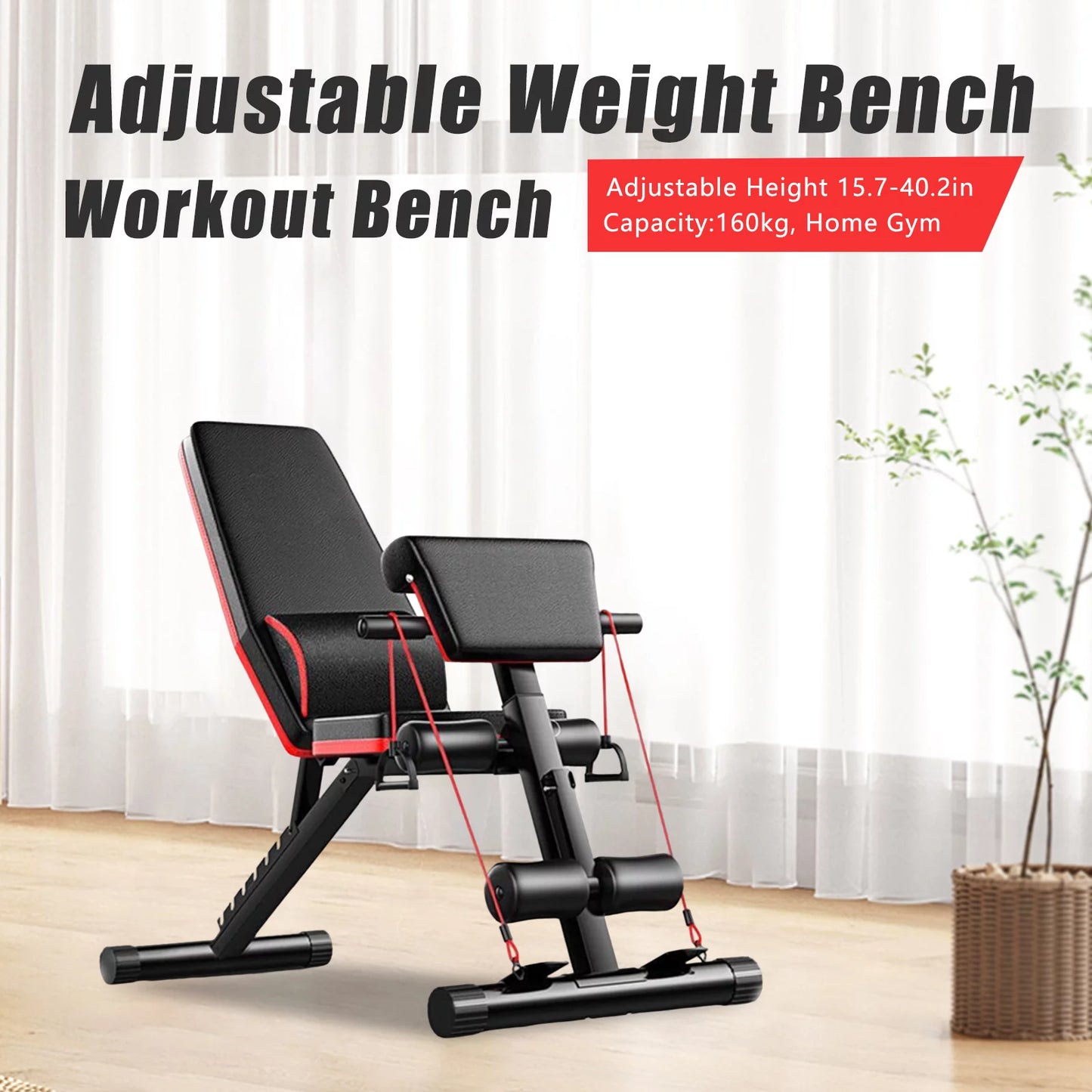 Bench Decline Workout Body Folding Full with Exercise TOOL1SHOoo Gym Adjustable for Incline Foldable Home Weight Fast