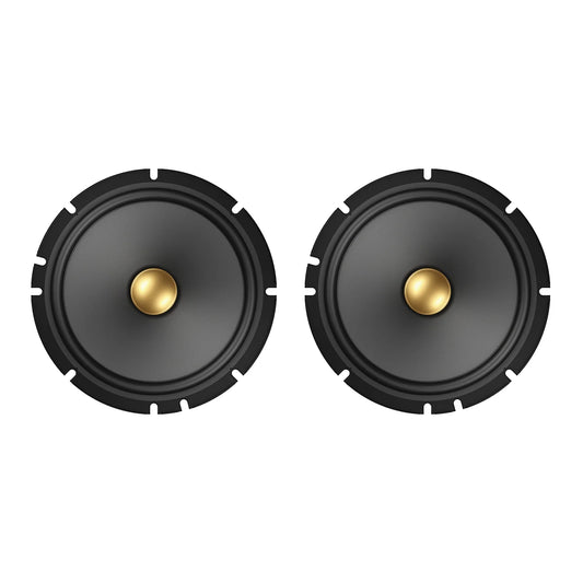 Max TS-A1601C 2 350-Watt Pack, 5-1/4-In. and Pioneer Black TS-A1601C Component Gold, Speakers Power 2-Way