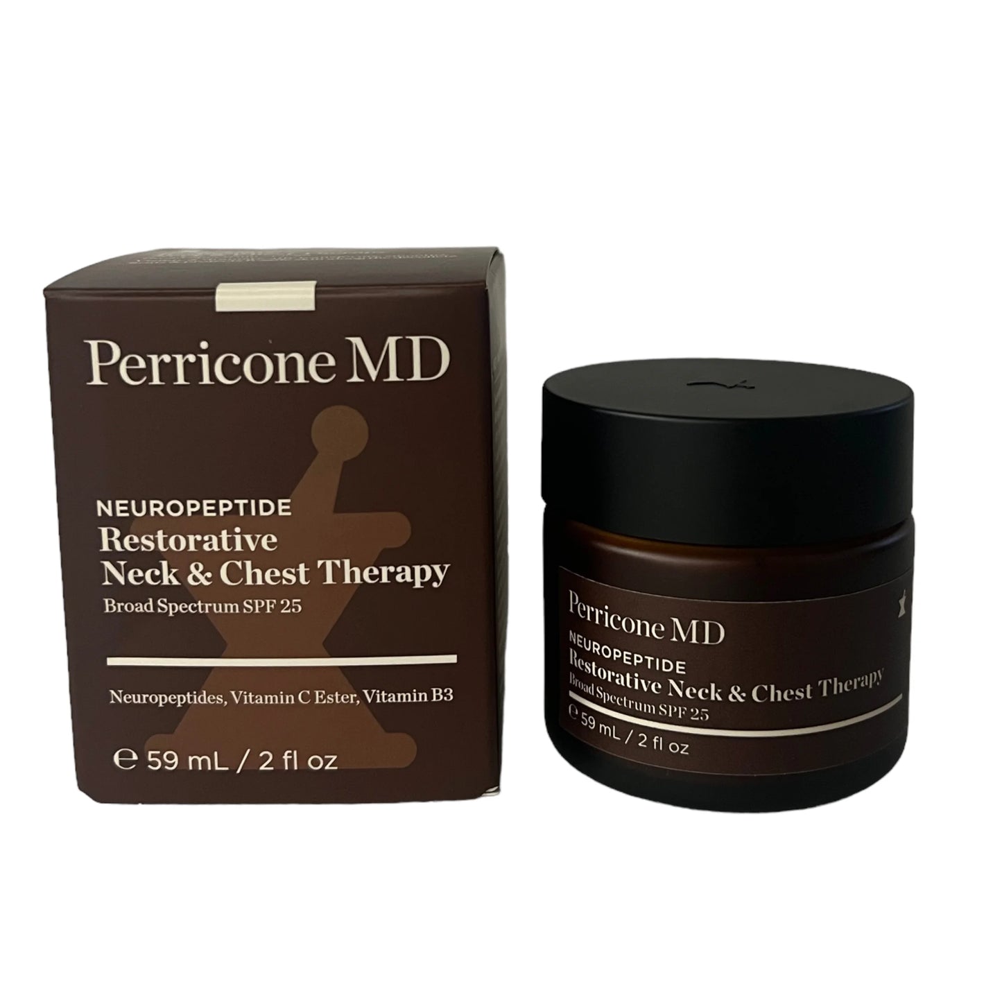 MD SPF Neuropeptide Neck Perricone fl Therapy oz 2 Chest Restorative & 25