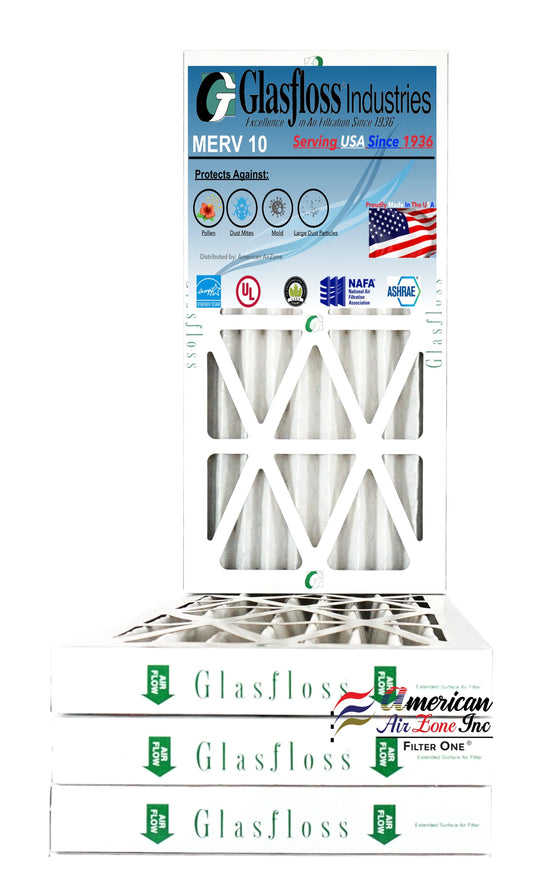 AC HVAC In - Office - Home of Filter Filter or 10 USA. 2" - The - Air or Made Filter Furnace 10x24x2 - Air Pleated Air Glasfloss - MERV 4) (Pack