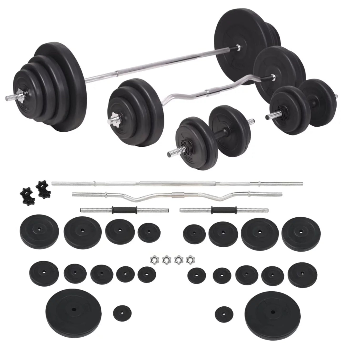 Weight Weight Set Rack, 264.6 with Aibecy lb Dumbbell Barbell Bench and