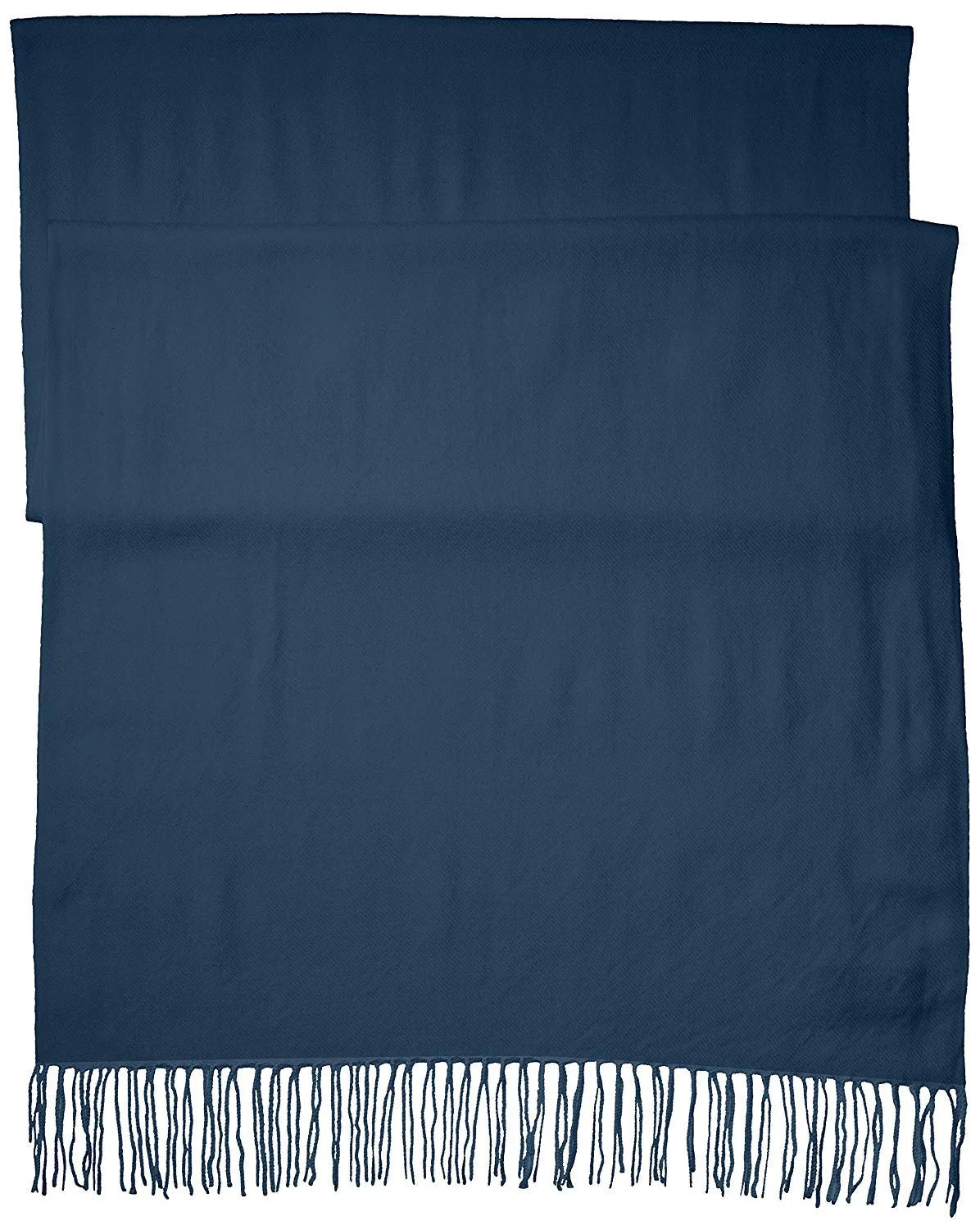 Size One Fiorentina La Navy, Women's Scarf, Twill Soft Cashmere