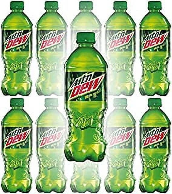 Bottles Dew Soda, 20 -Pack Mountain oz 12 of