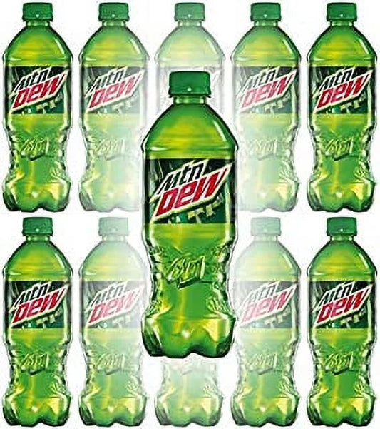 Bottles Dew Soda, 20 -Pack Mountain oz 12 of