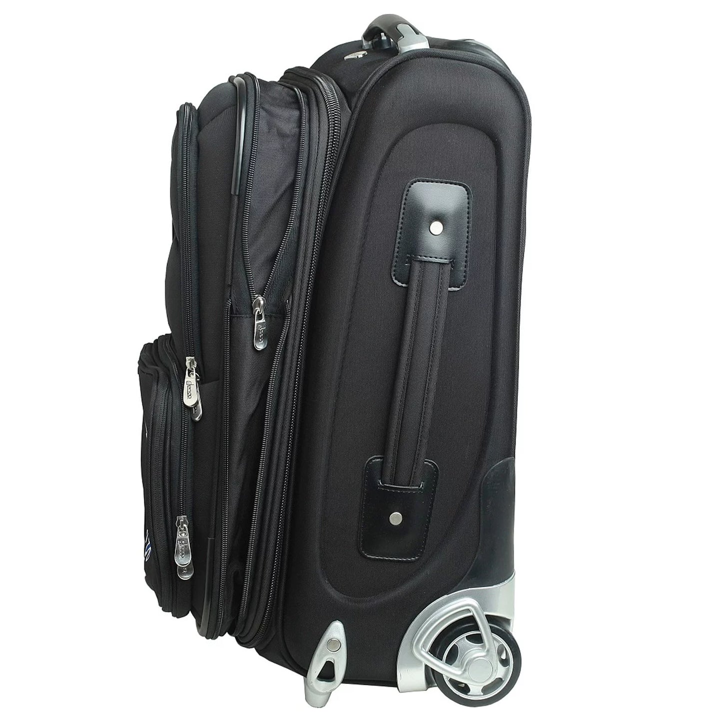 21" Softside Suitcase Black Iowa Rolling Carry-On Cyclones State MOJO