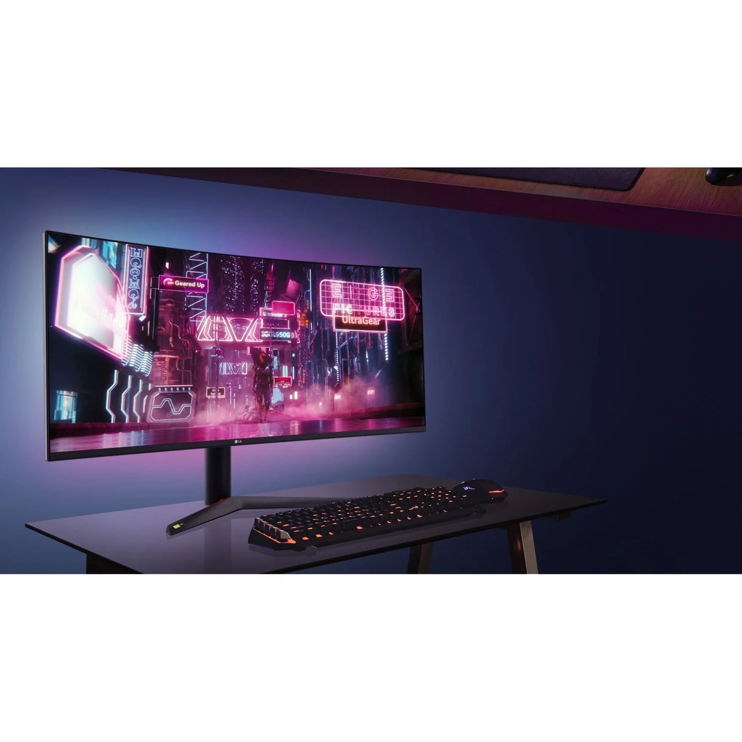 Overclock), 37.5" (3840 Compatibility LG (160Hz Gaming Curved QHD Monitor NVIDIA G-Sync 144Hz 38GN95B-B 600, x 1ms IPS UltraGear 1600) DisplayHDR Nano