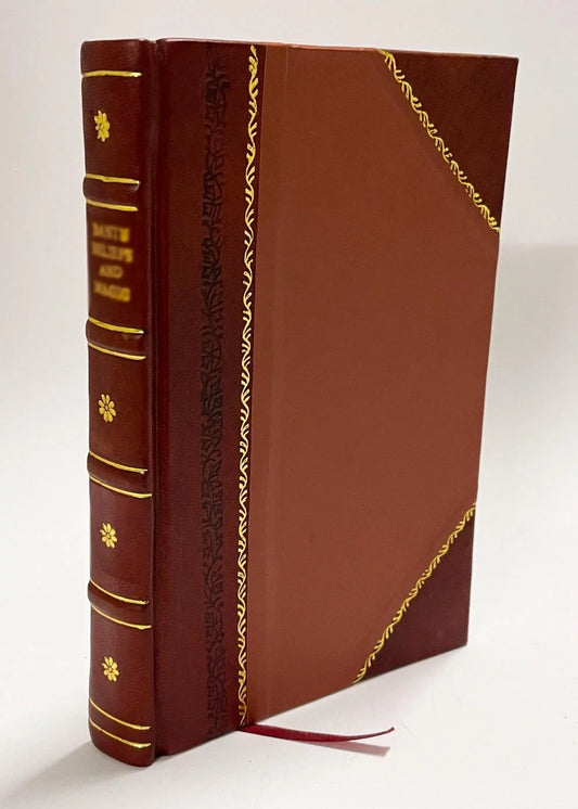 [Leather 1870-1871 Seine Leute Busch Zur / (1899) Von Des Mit Wahrend Bis Bd. Frankreich Bismarck Moritz Beschiessung Krieges Paris Bound] Graf Und (1899)