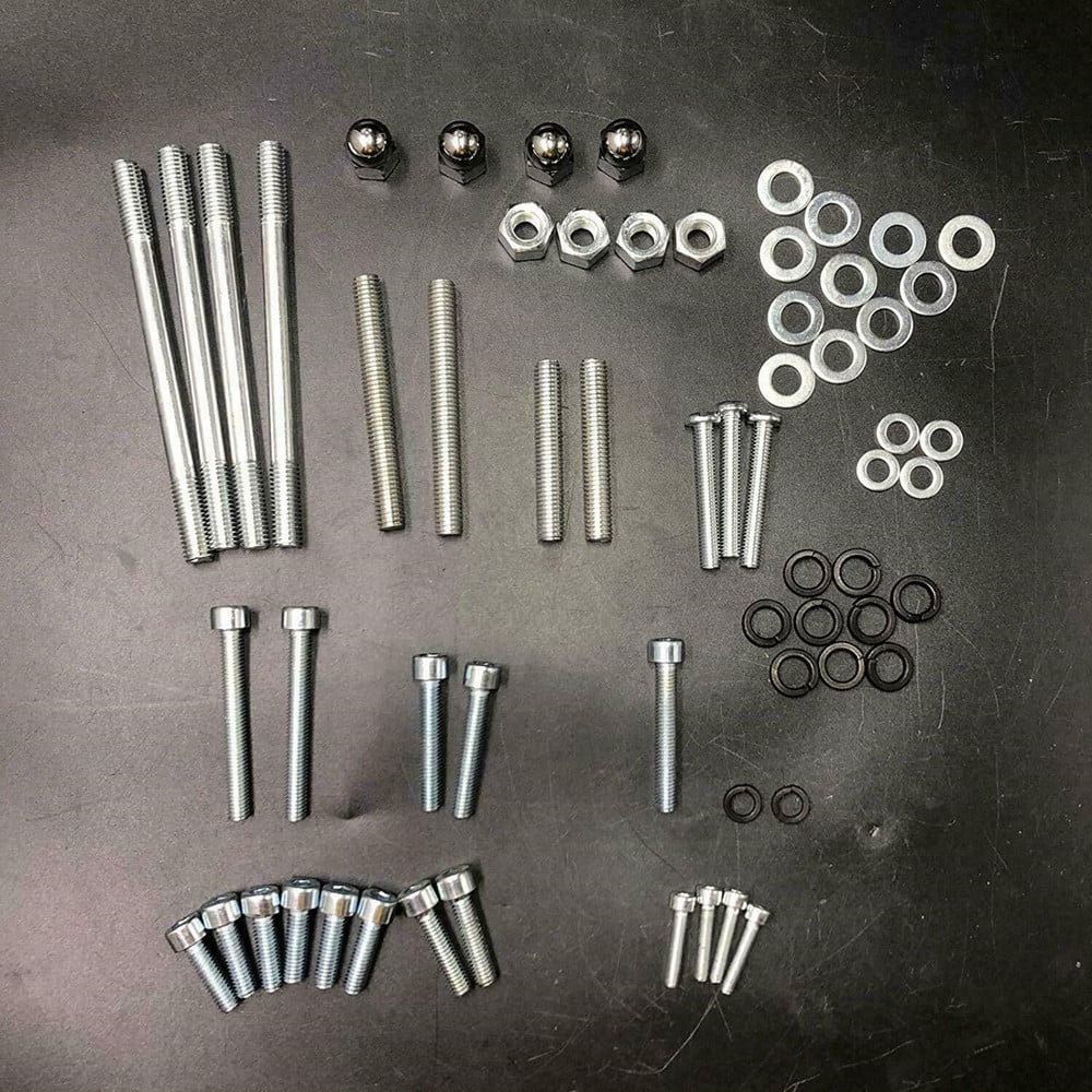 Studs, Washers Engine Bolts, Kit Bike Set for Motor yd100/66cc/80cc DONSP1986 Screws, Stroke 2 Gas