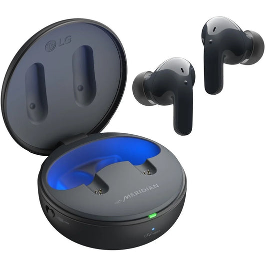 Box) Wireless Bluetooth T90Q In-Ear Black Headphones, Open (New Tone Electronics LG