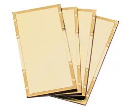 (3 Plate Pack) Polycarbonate 2" 1/4" 4 X Radnor Gold-Coated 8 Shade Filter