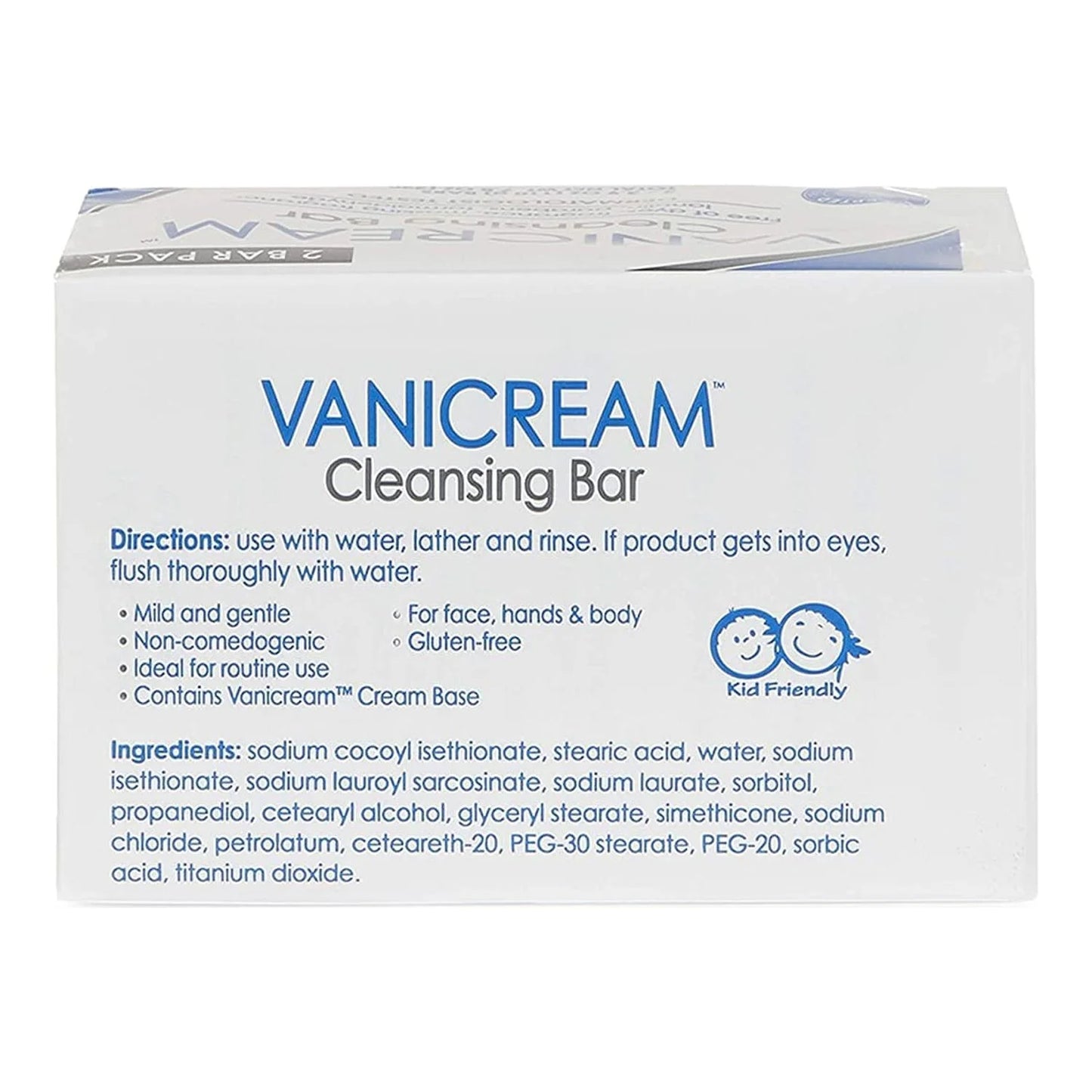 Pack 3.9 oz, 8 Fragrance-Free, Vanicream Bar Skin, Cleansing Sensitive