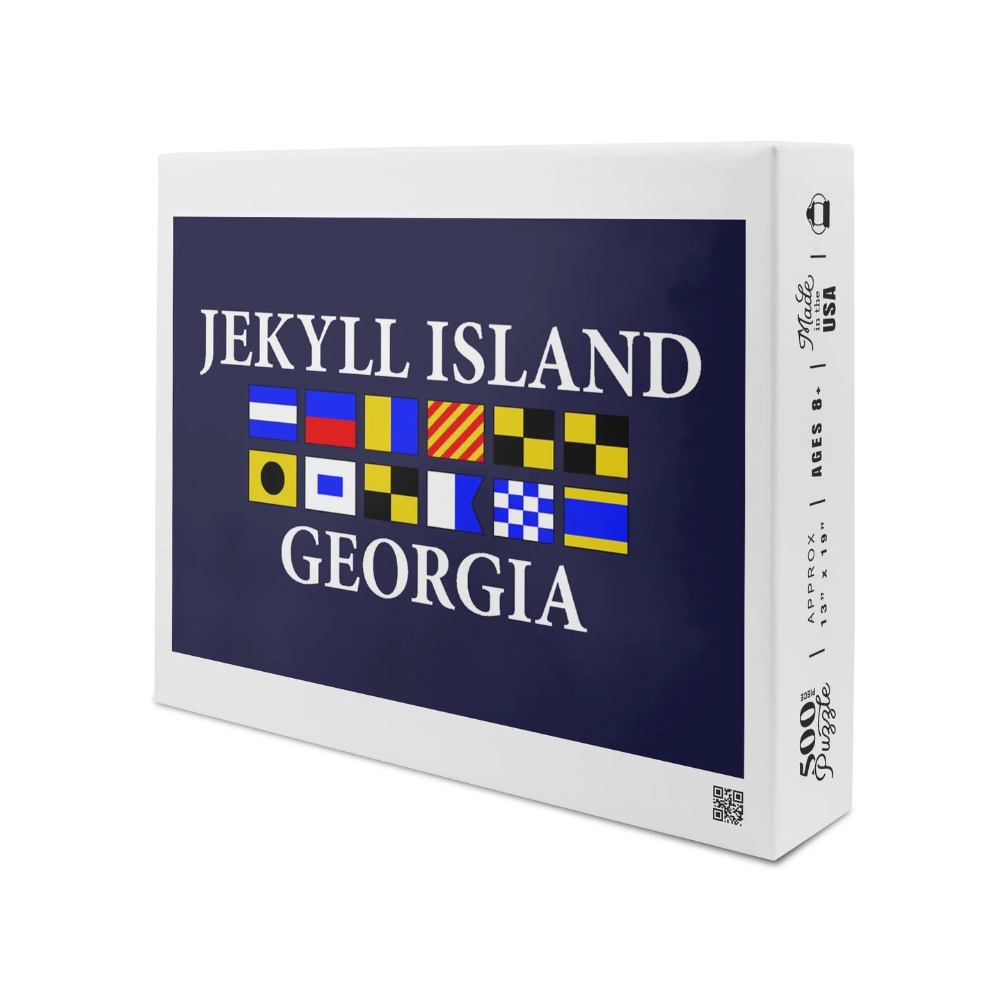 500 USA) Family, Premium Adults and Jigsaw Piece inches, Island, Flags Georgia, Jekyll Puzzle Nautical Made (19x27 for in