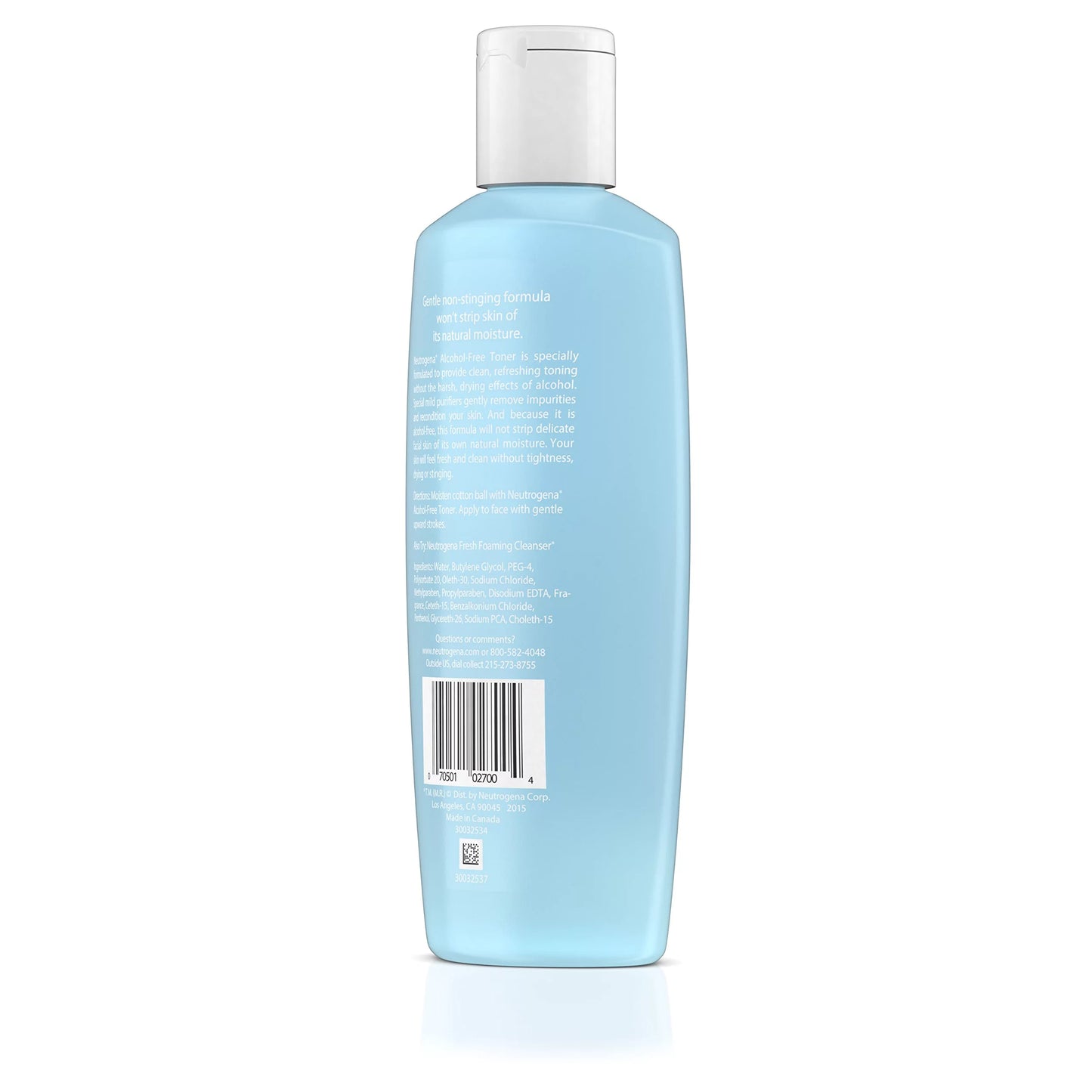 Oil- Alcohol-Free Formula Toner, Neutrogena Hypoallergenic Facial and with