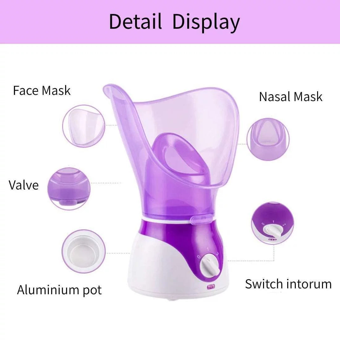 Face humidifier Personal replenishing Clean Facial Skin Water and Professional Treatment for Facial Steamer Deep Sauna Face Spa Sprayer Hydrate The