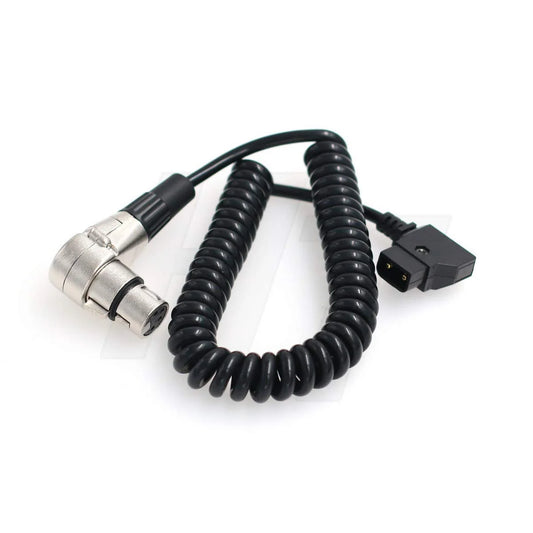 MKIII Blackmagic Cable C300 Canon Coi Venice, for F5 4 Power Right Female C700, XLR Angle F3 Sony Pin D-tap