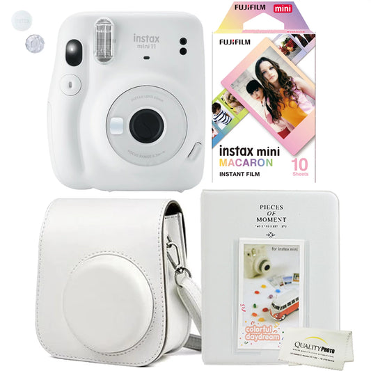 Plus Camera Fujifilm (Macaron) Matching Instant Instax Ice Photo Album 11 Case, Character Mini and Fujifilm White 10 Films