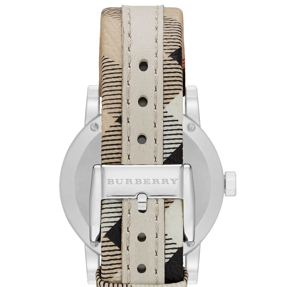 Burberry Double BU9132 Quartz Women's 34mm Analog Watch Leather