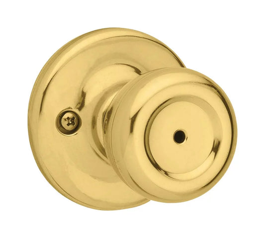 Polished Home Privacy Mobile or Steel Handed Brass Right Kwikset Left Knob 3