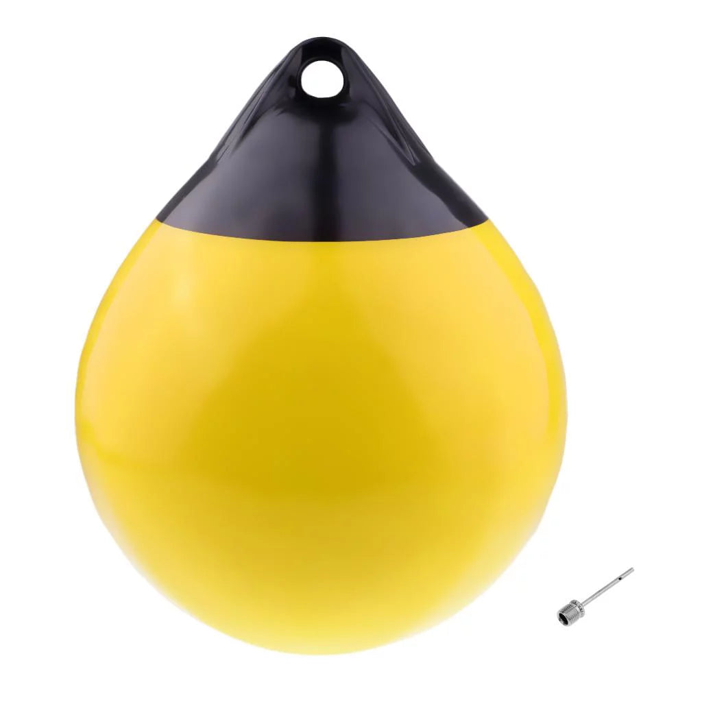 Diameter.12 Boat , Buoy Inflatable Buoy Mooring Yellow