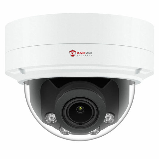 Built Camera H.265 30m Camera ANPVIZ IP 4X Human IP66 Vehicle Detection 8MP Mic Distance IR Zoom in Support