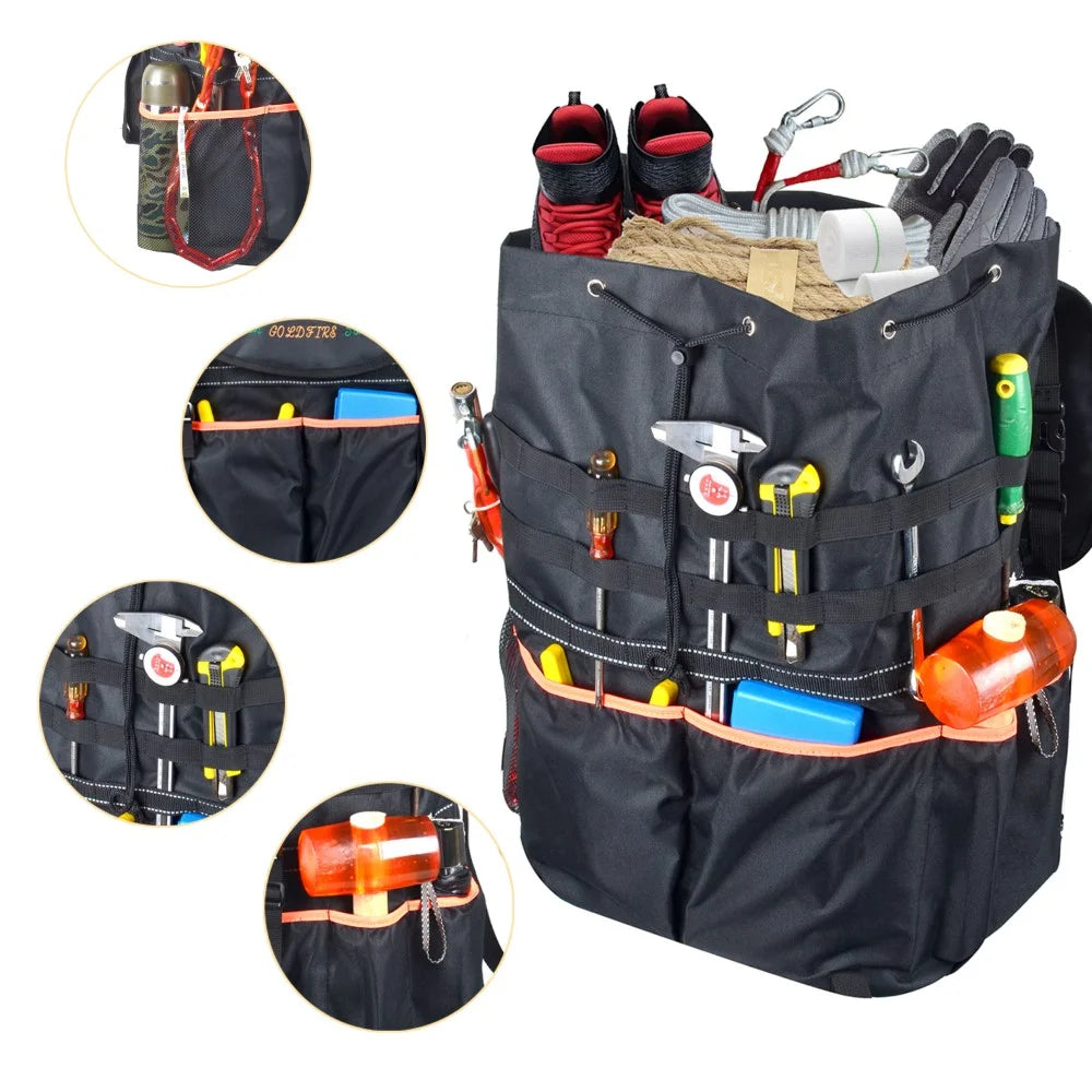 Recovery Spare JL Wrangle For Tire Off-Road Tool Capacity JK SUV Tire Trunk Backpack Large Trash Storage Outdoors Organizer Bag