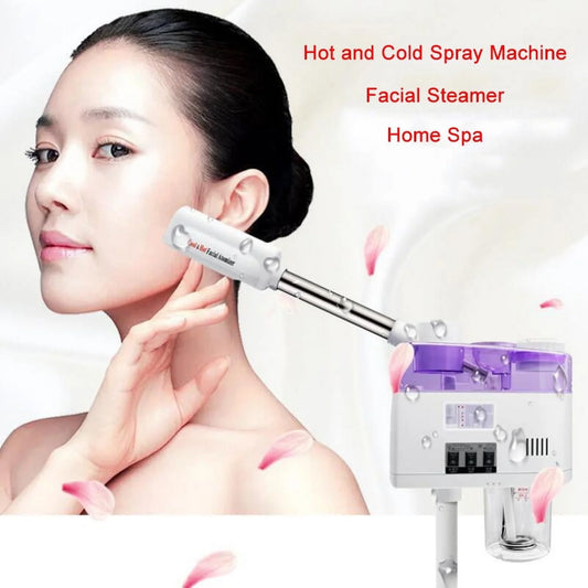 Device Cold Skin Steamer 110/220V Ion Spa Home in Ozone Steaming Facial 1 Sparyer Beauty Hot Care Machine 2 Plug EU/US and Spray