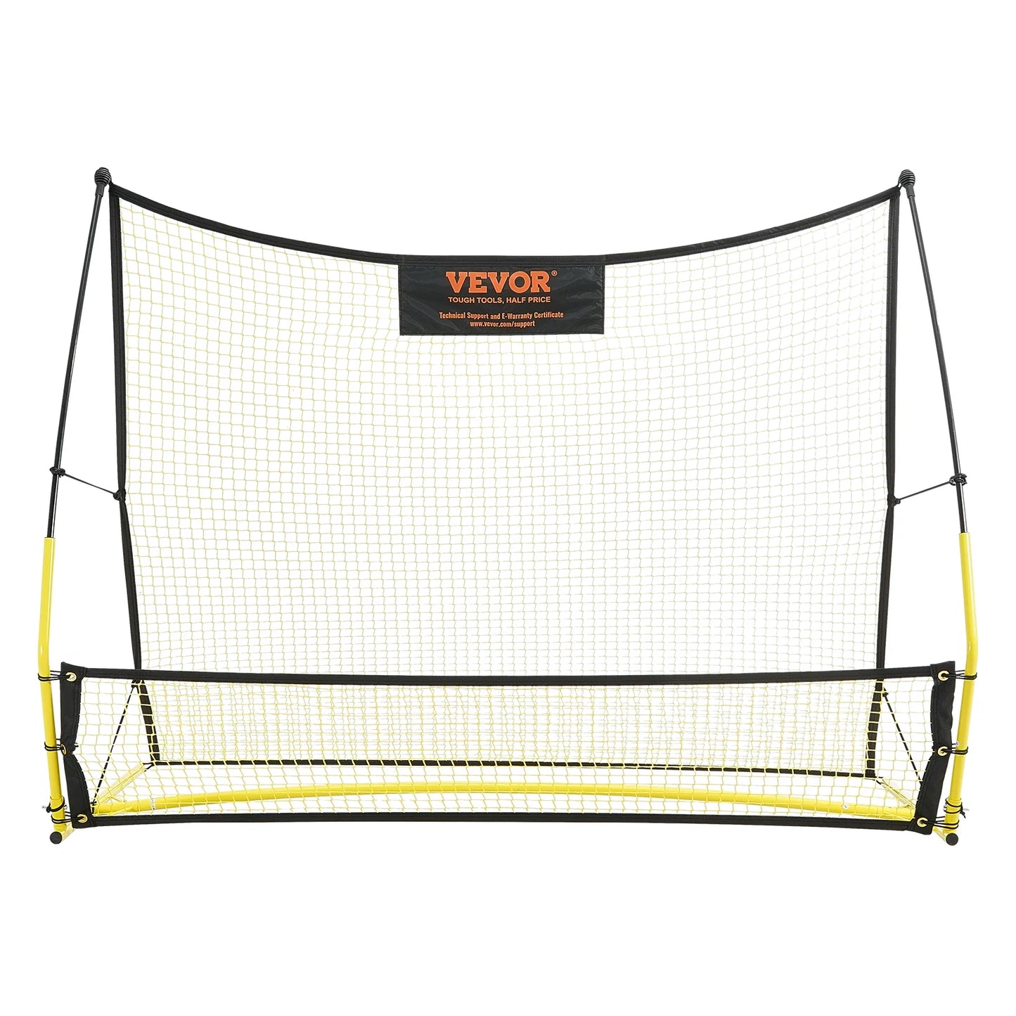 Portable Trainer Rebounder BENTISM Portable Soccer Soccer 2-IN-1 71"x40" Net Bag