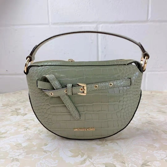 Michael Bag Crossbody Half Kors Green Army Emilia Moon 35T1Gu5C6E In