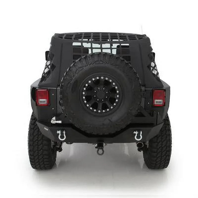 UNLIMITED, JEEP 571035 Black 2015-2018 System select: WRANGLER JEEP - Fits Cargo Smittybilt Diamond 2012-2014 WRANGLER Restraint