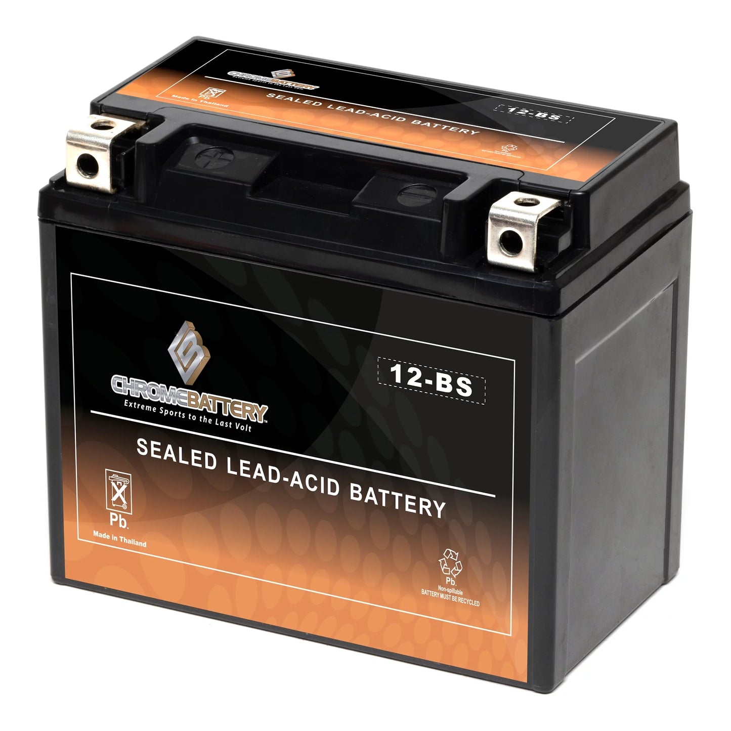 Suzuki (12-bs Motorcycle Battery Ah, Cca) 180 2003 for Gsx-r1000 1000cc Ytx12-bs 12 Volts,10 Battery Chrome