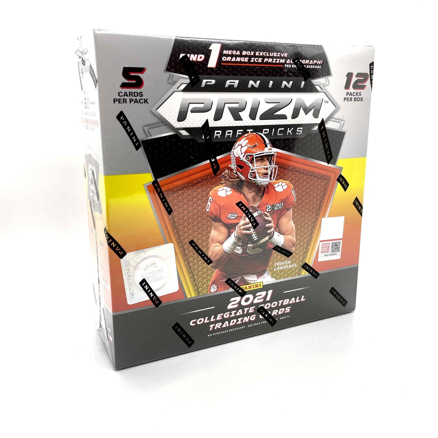 Autograph Panini Cards Picks 60 Collegiate 2021 Trading Draft Football Cards- Prizm +1