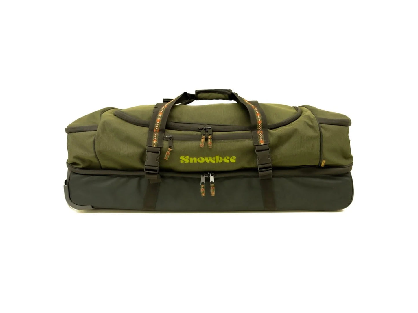 Bag - Storage Compartments Travel Snowbee Fly Dual Gear - Roller Luggage - Storage XS Fishing Green