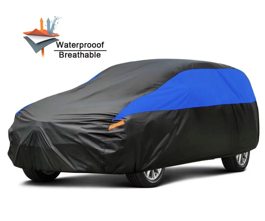 1 up Waterproof Car Weather Cover , inch, Blue SUV Size All FitSUV-Length to 181