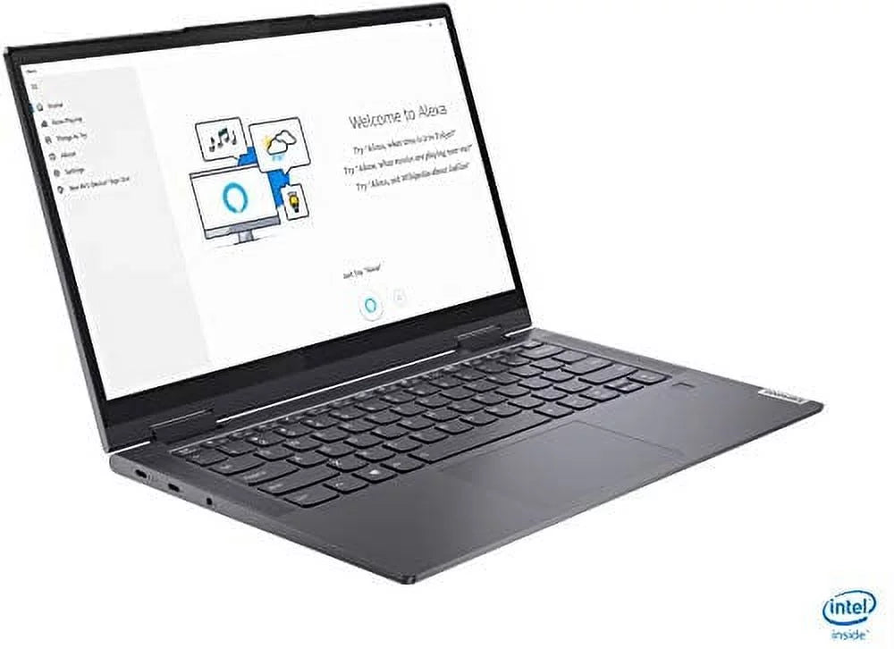 WI-FI Thunderbolt Iris LENOVO Touchscreen FHD 6 12GB Intel 10 with 4.0 2022 Xe inch SSD DDR4 7i Laptop Fingerprint 11th 14 Graphics Yoga i7-1165G7 512GB Windows Platform Core Backlit 2-in-1 EVO KB