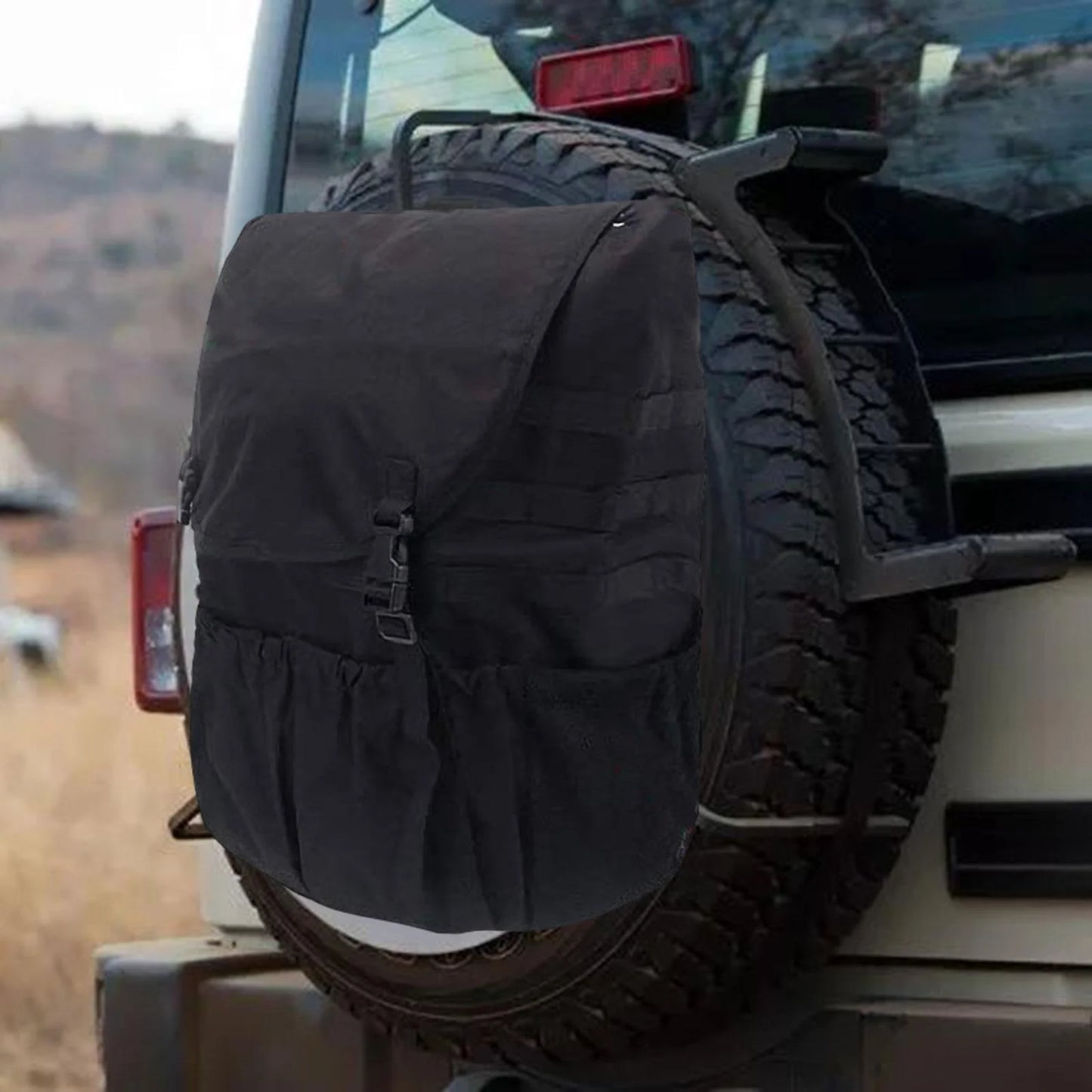 Cargo Backpack SUV Organizer for Spare Bag Bag UTV Equipment Capacity Storage Large Trash Car Tire Holder