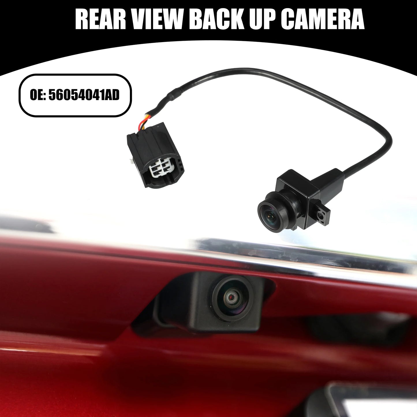 Black 2500 Rear 3500 No.56054041AD Up Plastic Camera 2010 View Back Car for Ram 1500