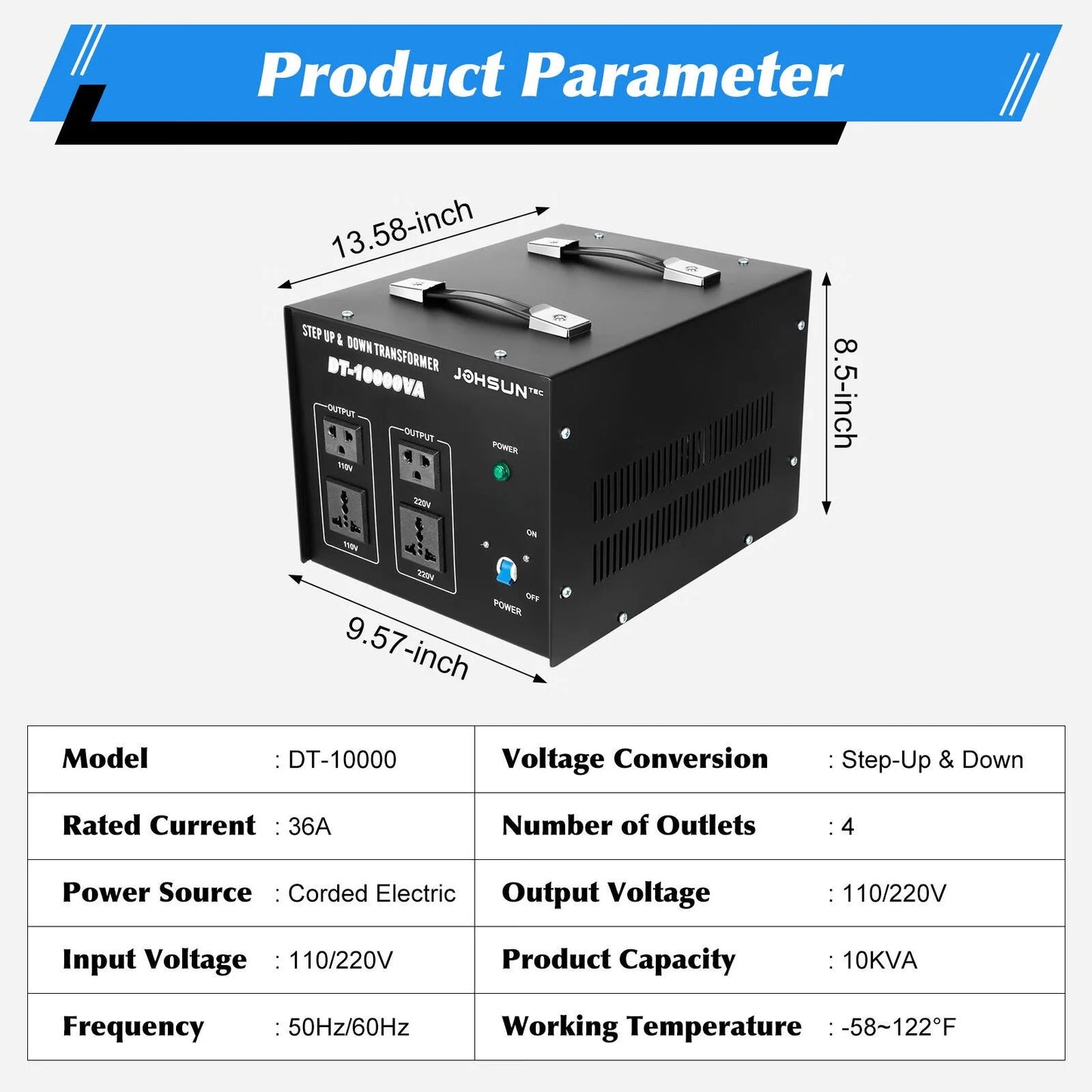 Down 220V Converter Voltage Wuzstar Duty Step Electric 110V to/from Step Heavy Converter Up Transformer