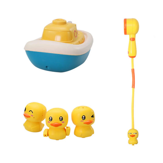 Toys Bathtub Duck for Bath Toys Kids IMISSILLEB Gift Baby Toddler with Spraying Water Birthday Head Funny Shower