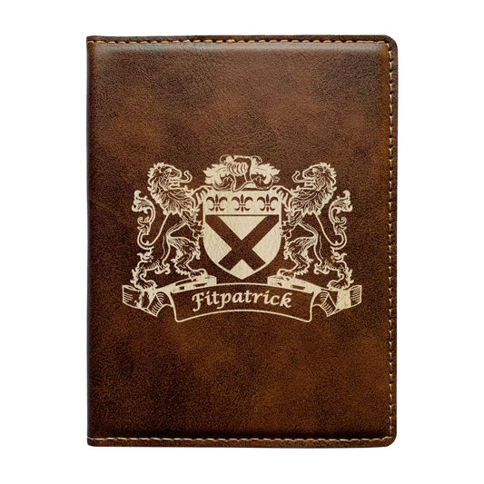 Passport Leather Coat Irish Arms Wallet of Fitzpartick