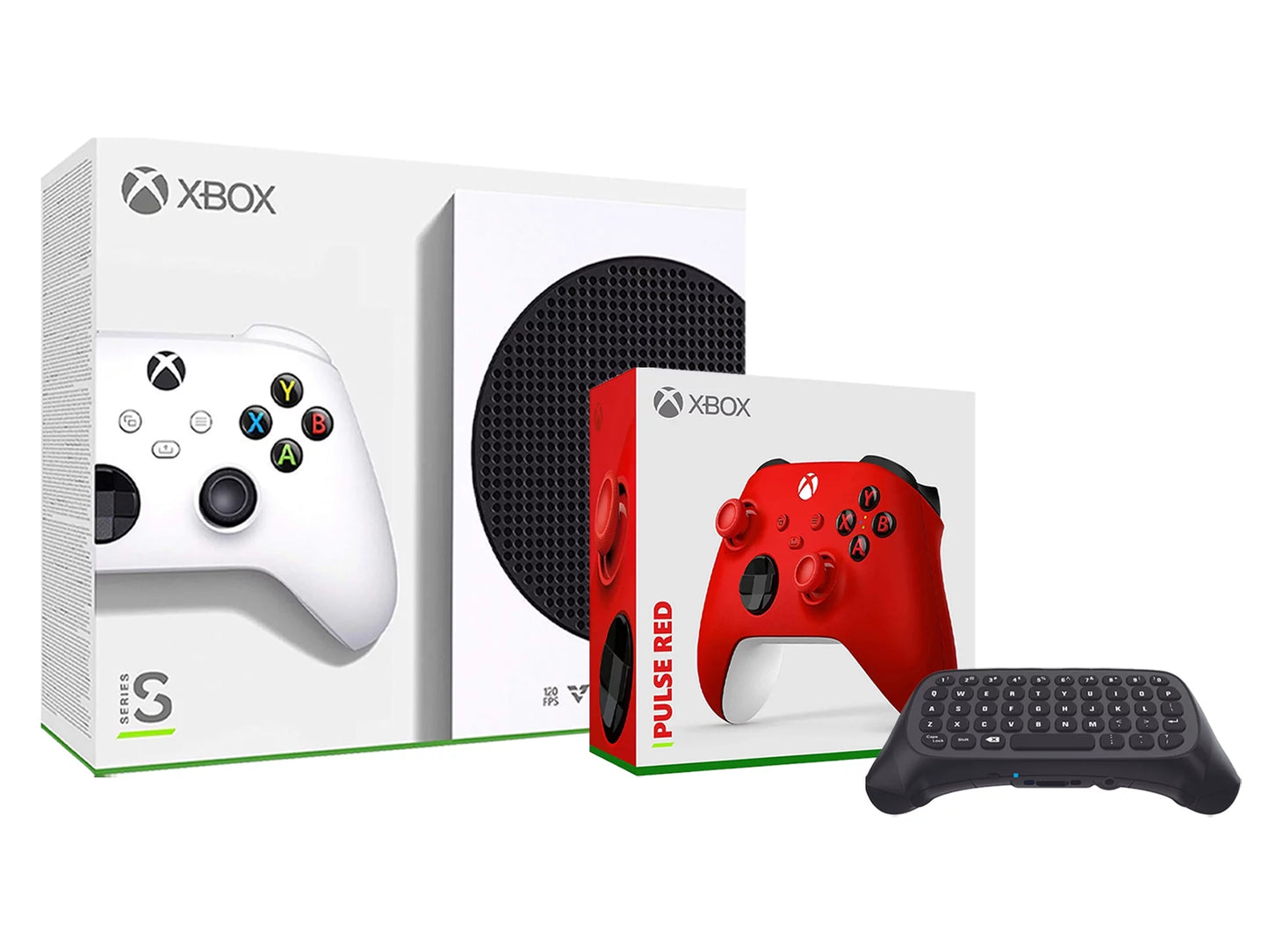 S and Keypad Xbox Red Console Series with Pulse Extra 512GB All-Digital Controller Controller Microsoft Wireless