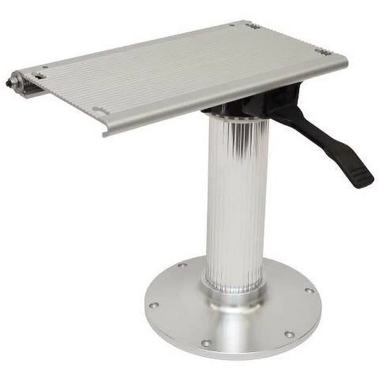 Pedestal Aluminum Polished Swivel Inch Garelick Slide 14 Seat Boat |