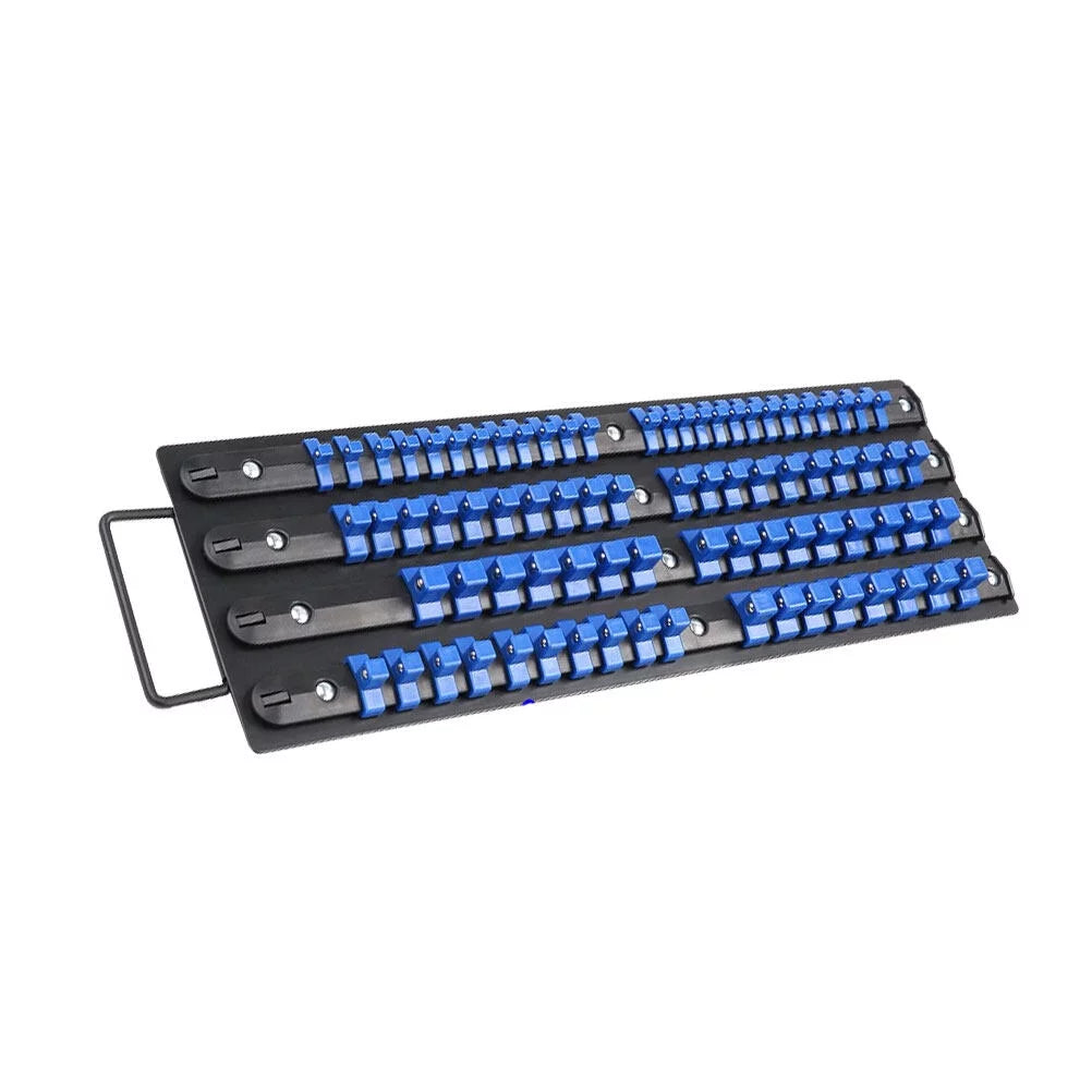 Wrench Holder Rack Sliding Industrial Mountable Storage Organize Rail ABS Socket 80 Socket HEMOTON