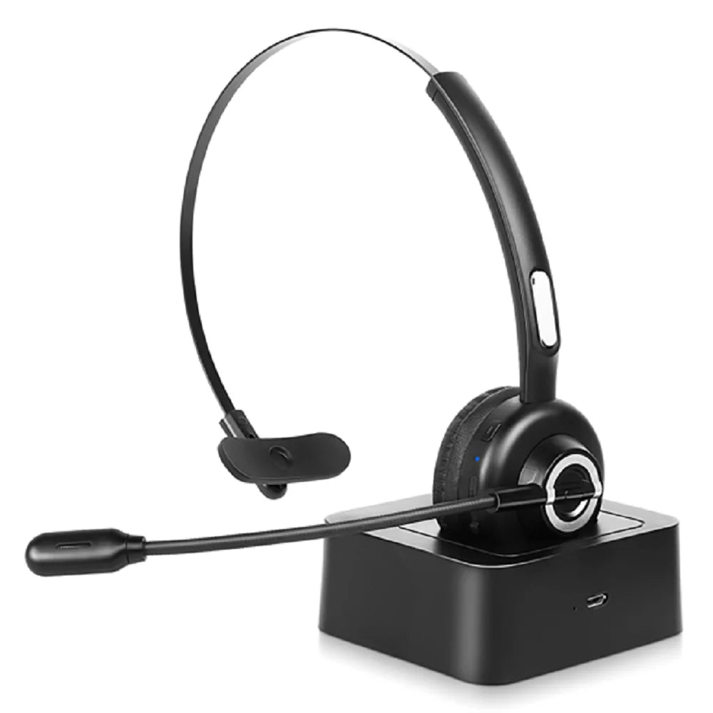 with UX-M97 Wireless 3 Headset vivo for Dock Bluetooth Function Wireless Comfortable Phone Cell With Mute Isolation NEX Microphone, Headset, Charging Base Noise Headset Mic with Charging