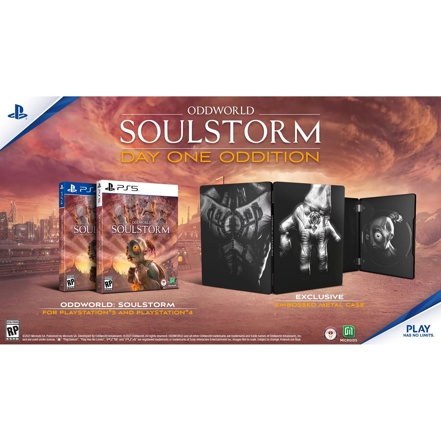 PlayStation Games, Day [Physical], 5, Oddworld: One, Maximum Soulstorm 850340008507