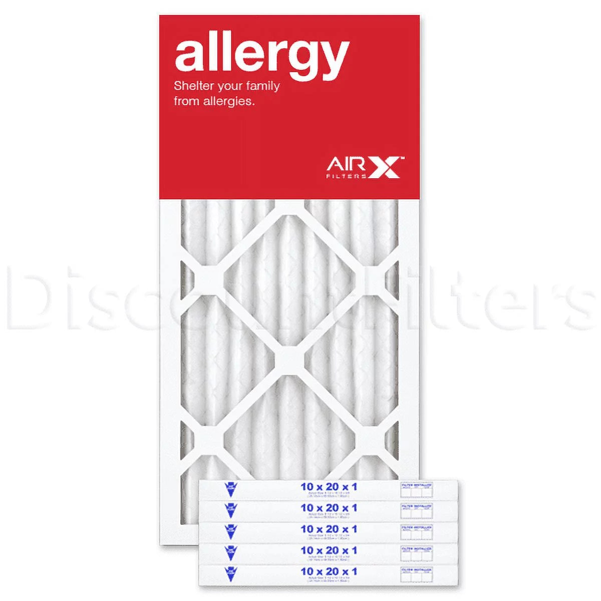 Made Air 10x24x1 AIRx Filter, USA Pleated MERV Filters AC the 11 6-Pack, Filter HVAC Air in Furnace Allergy