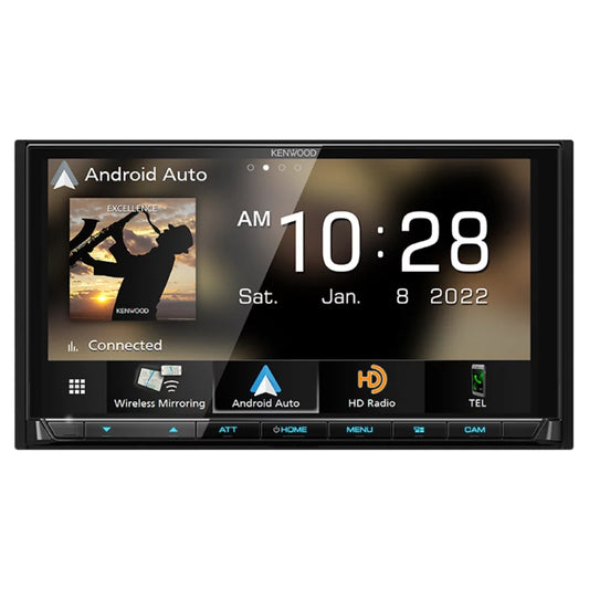 Auto Android (Refurbished) w/ Restored Android Receiver Kenwood & Multimedia DMX958XR Auto 6.8"