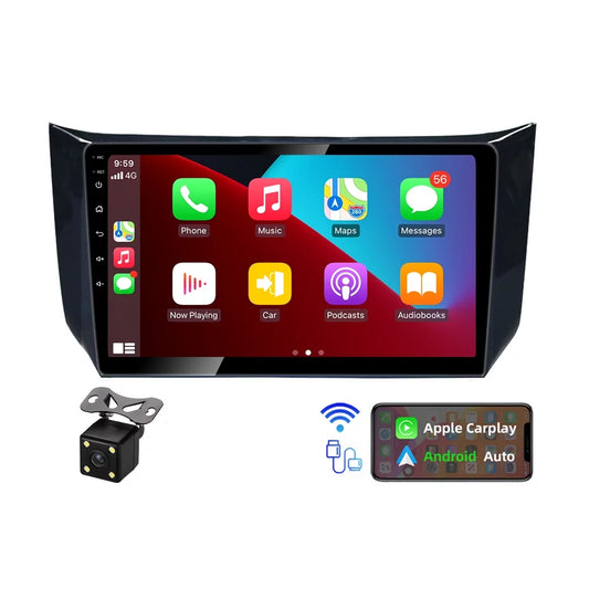 Car 2012-2018 GPS Nissan Navigation Camera with Backup Sentra for Stereo Sylphy JMANCE Android 10 2+32GB