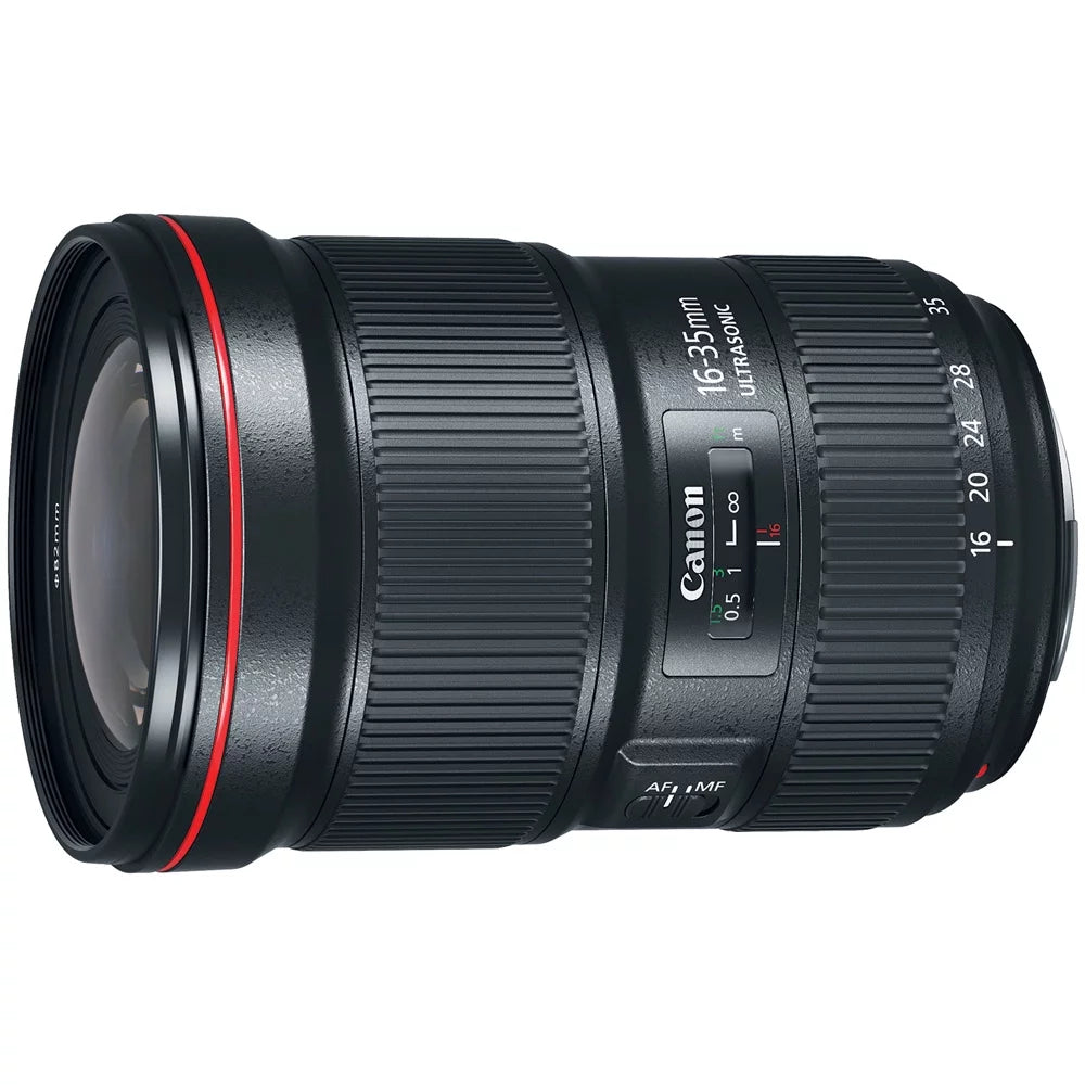 Canon USM f/2.8L Wide 16-35mm Zoom Ultra EF Lens Frame Angle III Full